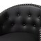 Baxton Studio Theron MidCentury Black Faux Leather Espresso Brown Finished Wood Swivel Counter Stool Set 2PC 225-2PC-12969-ZORO - alternate 8